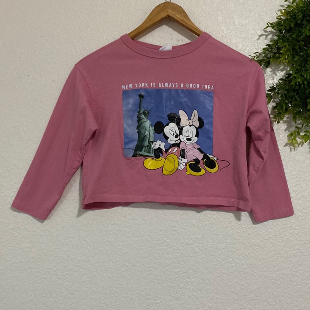 Zara Disney Mickey and Friends New York Top